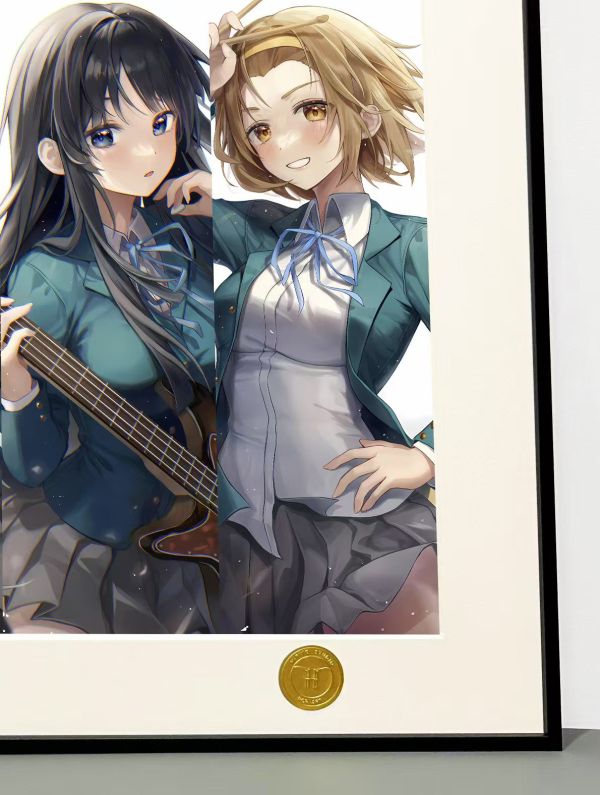 H2工作室 《輕音少女》K-ON!!平澤唯秋山澪田井中律裝飾畫 