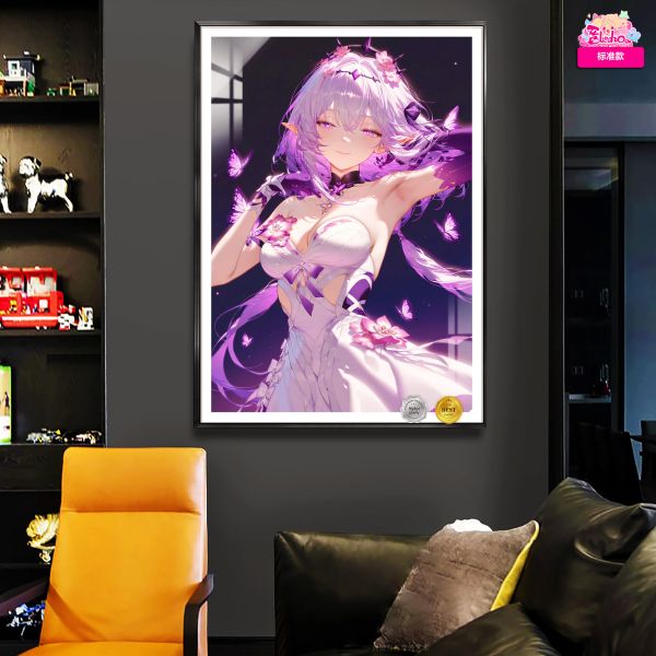 阿喵畫社 蝶舞遐蝶高清裝飾畫 