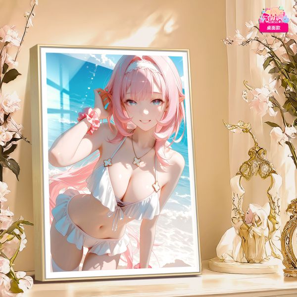 阿喵畫社 紫外線 愛莉希雅裝飾畫 