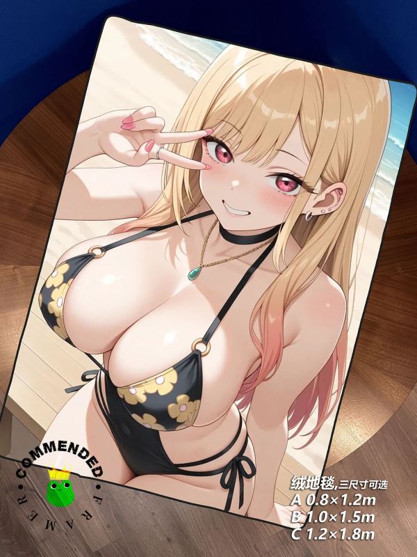 皇呱《夏日泳裝喜多川海夢第二彈》更衣人偶墜入愛河裝飾畫 