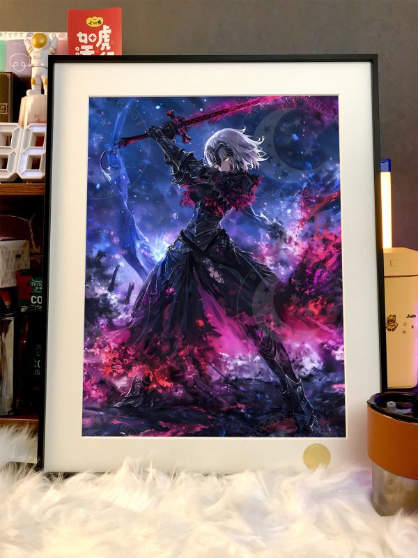 星空《血色黑貞德》Fate龍之魔女Alter裝飾畫 