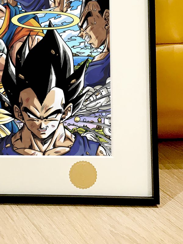 星空《龍珠對決》Goku七龍珠裝飾畫 