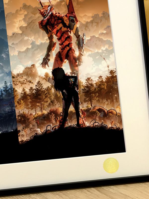 星空《EVA機甲》新世紀福音戰士裝飾畫 