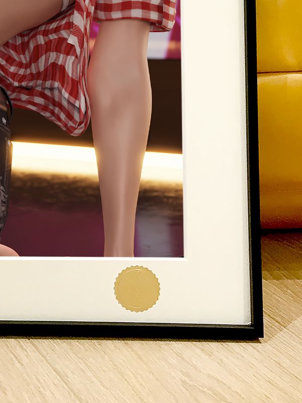 星空《熱舞蒂法》FF7最終幻想TIFA裝飾畫 