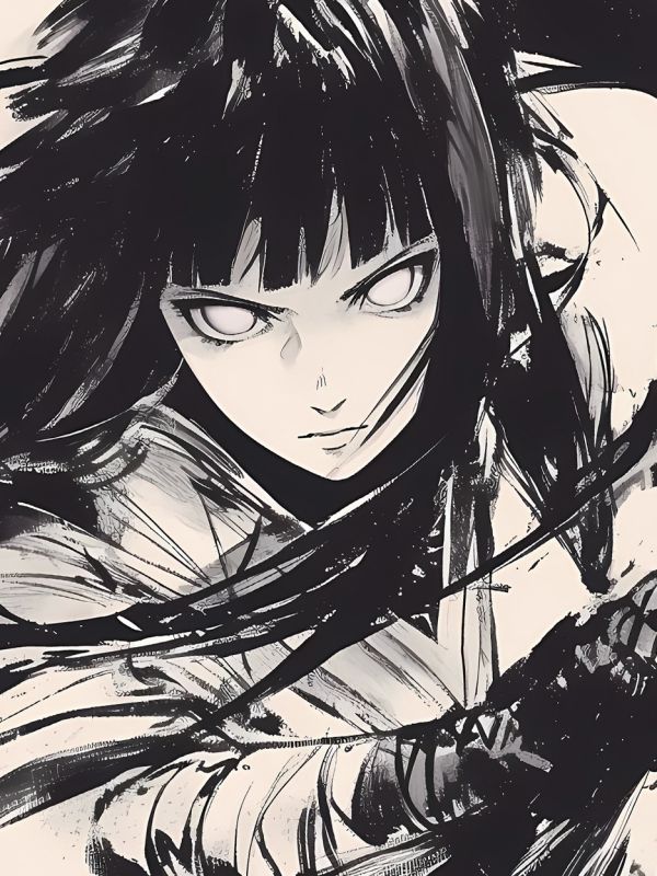 星空《水墨火影系列》火影忍者動漫裝飾畫 