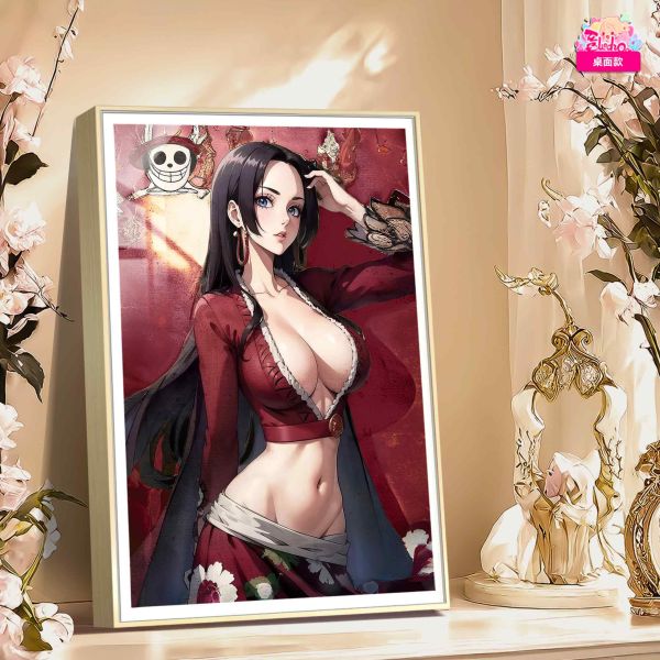 阿喵畫社 時釉殘卷女帝裝飾畫 