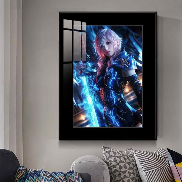 JUZI橘子工作室 最終幻想 埃克萊爾·法隆 裝飾畫 