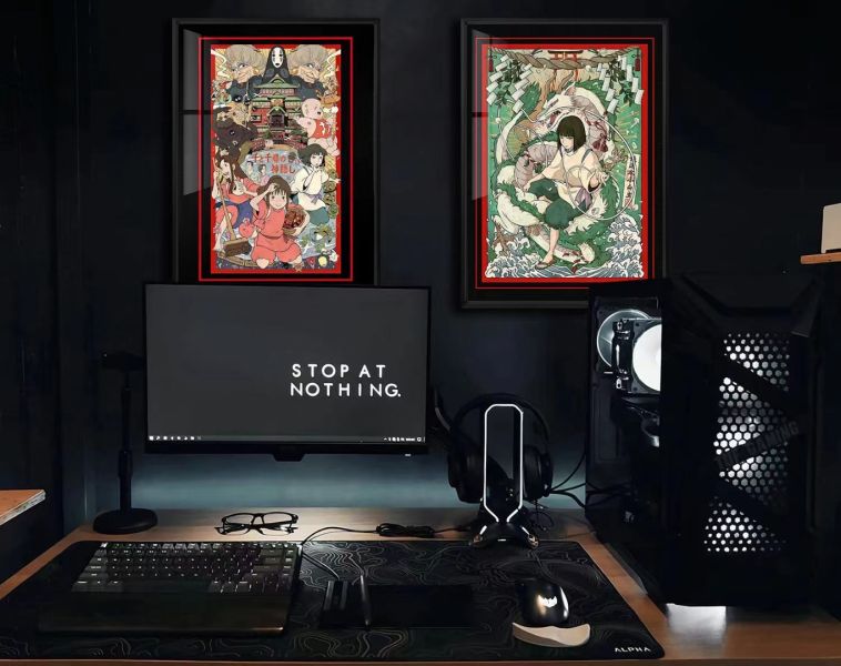 千鳥社《千與 小白龍》千與千尋宮崎駿神隱少女小白龍裝飾畫 