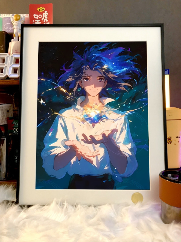 星空 《夜色哈爾》哈爾的移動城堡裝飾畫 