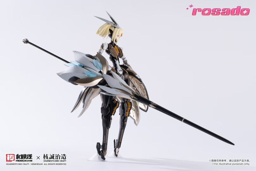 核誠治造×和模線蘿莎計劃ROSADO RS-03 星花 百合MK31/10 拼裝機娘模型 