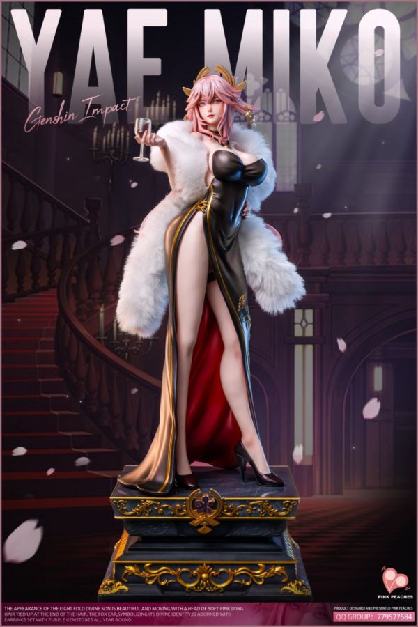 【補款】Pink Peaches粉桃工作室 禮服系列第一彈 Yae Miko 八重神子 多版本 