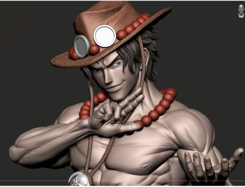 【補款】Ghost工作室 白團共鳴第二彈火拳-艾斯 