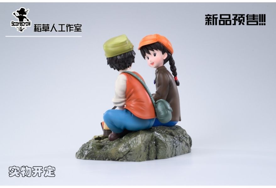 稻草人工作室 天空之城 油燈旁的希達與巴魯 