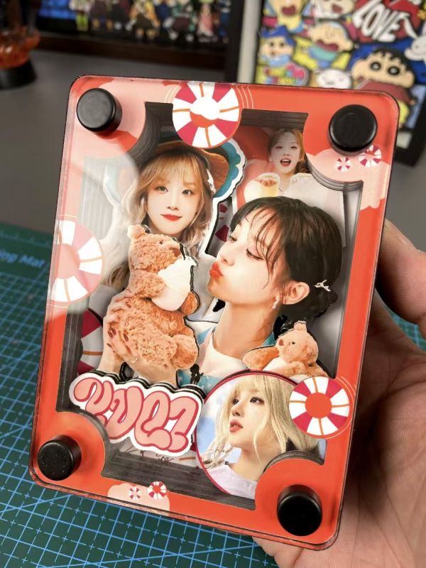 萌萌匠 宋雨琦女團高清寫真亞克力方磚應援周邊 