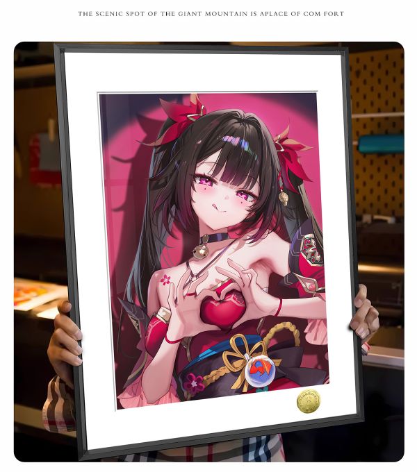 皇呱《花火大人比心第二彈》崩壞：星穹鐵道假面愚者裝飾畫 