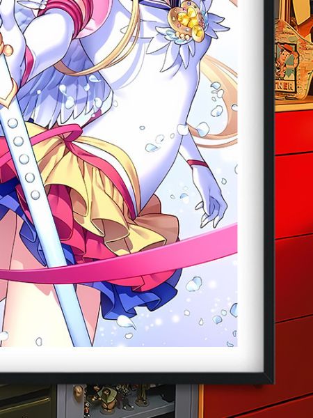 巴洛克《白衣水兵月》美少女戰士裝飾畫 