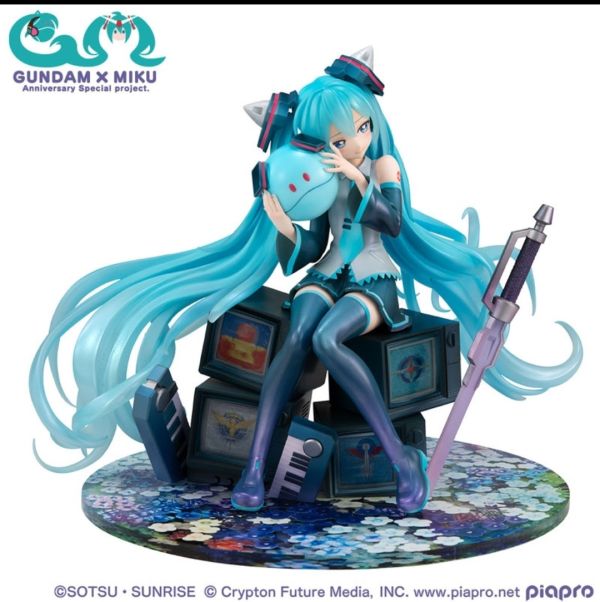 正版授權 MegaHouse Lucrea 機動戰士高達45週年×初音未來 初音未來×00高達 