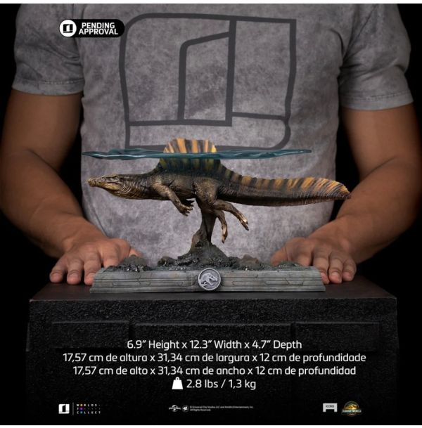 正版授權 Iron Studios 侏羅紀世界 重生 棘龍 