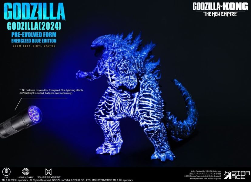 正版授權 Star Ace Toys 28cm 哥斯拉×金剛 新帝國 哥斯拉進化藍光版 