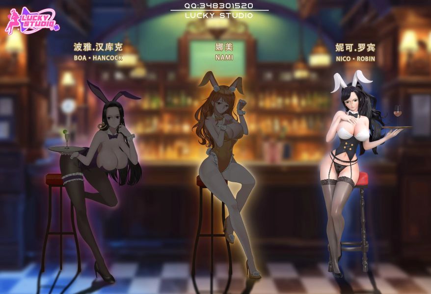 【補款】Lucky Studio 兔女郎系列第一彈 妮可·羅賓 