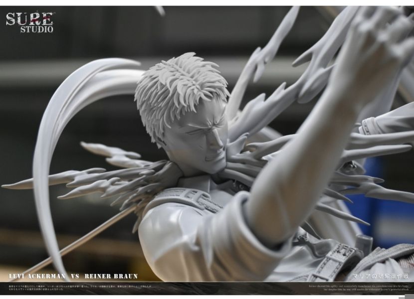 Sure studio SSS巨人對戰系列 兵長vs萊納 
