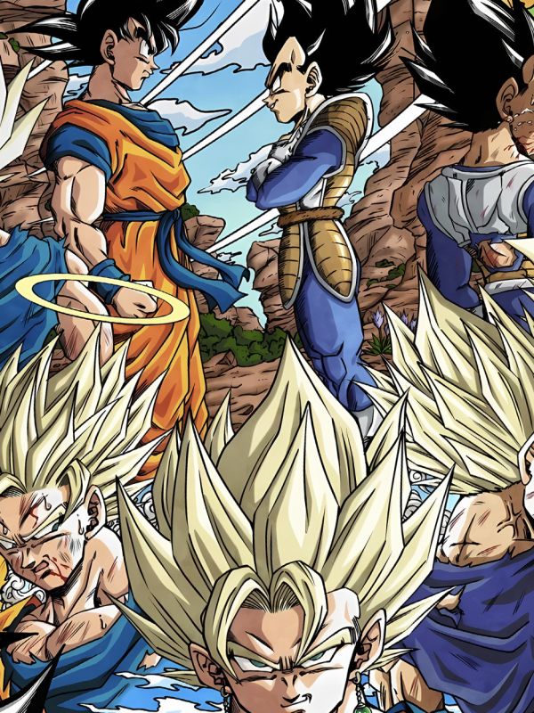 星空《龍珠對決》Goku七龍珠裝飾畫 