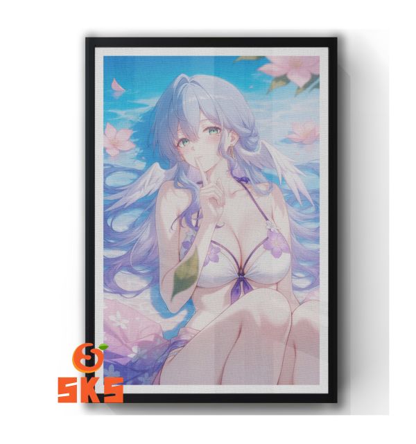 SKS香橙工作室 噓！知更鳥 彩色版畫裝飾畫 