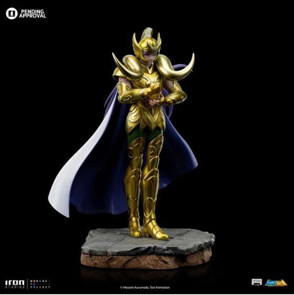正版授權 Iron Studios 1/10 聖鬥士星矢 十二黃金 白羊座 穆 雕像 