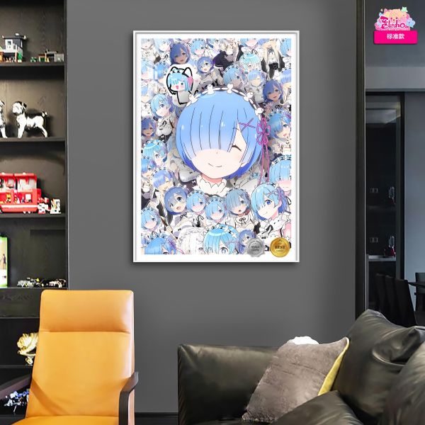 阿喵畫社 蕾蕾蕾蕾蕾姆從零開始的異世界生活裝飾畫 