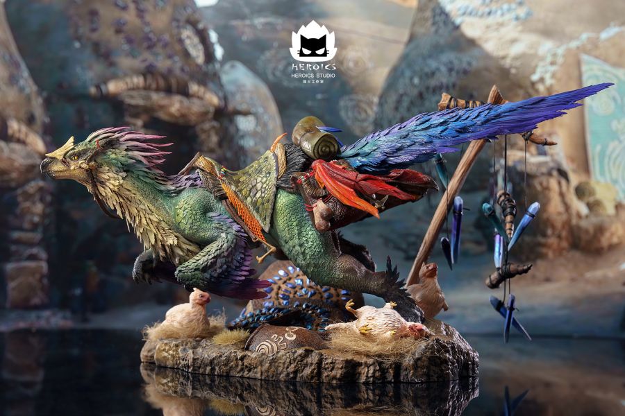 Heroics貓火工作室 怪物獵人荒野鷺鷹龍 