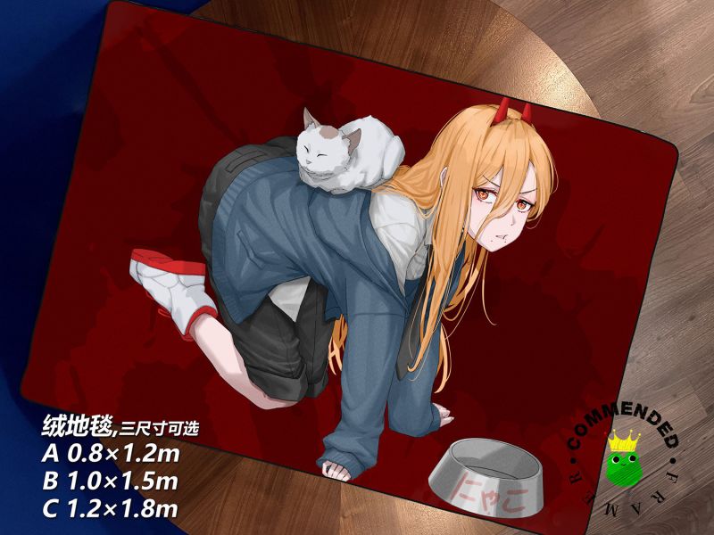 皇呱《貓奴帕瓦》電鋸人魔特異4課的惡魔獵人裝飾畫 