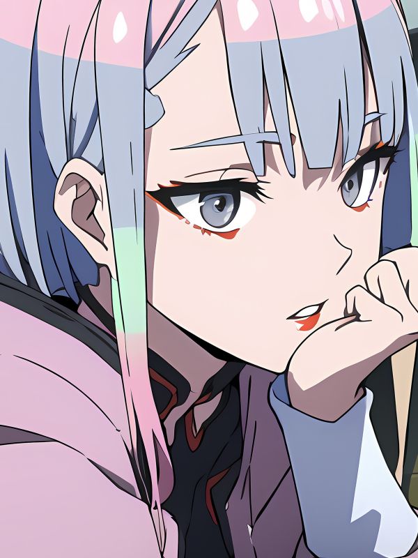 星空 《露西小姐》賽博朋克邊緣行者LUCY裝飾畫 