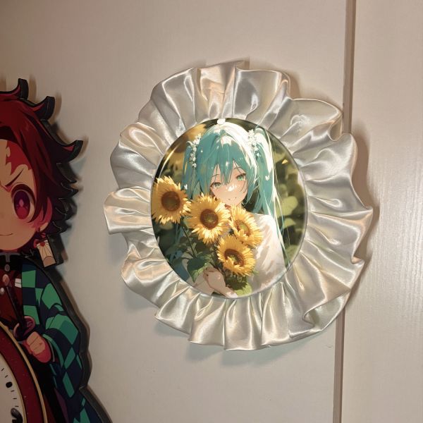 阿喵畫社 太陽花初音未來徽章 