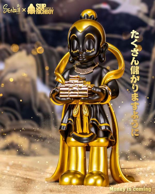 SENZII SUPRICHBOY系列 送財童子金靴玄身暗夜版 