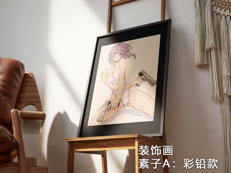 千鳥社 《草薙素子》攻殼機動隊少佐午睡毯地毯裝飾畫 