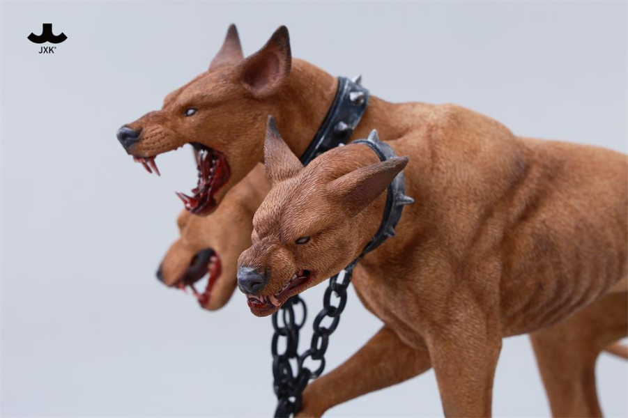 正版授權 JXK 1/6 地獄三頭犬 靜態動物模型 共3款 