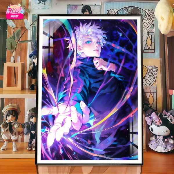 阿喵畫社 咒術回戰 棱彩 術式展開五條悟裝飾畫 