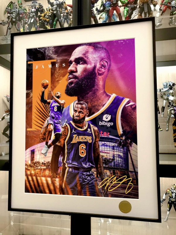 星空 《籃皇老詹》詹姆斯LBJ湖人NBA裝飾畫 