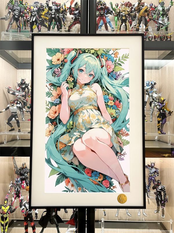 星空《花園初音》初音未來Miku公主殿下千本櫻裝飾畫 