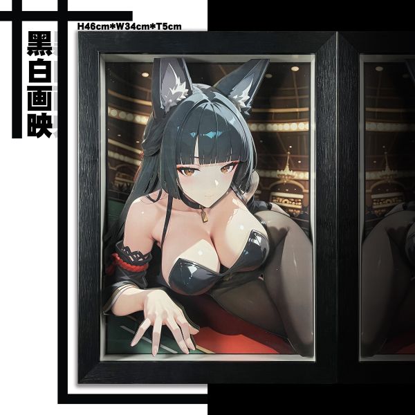 黑白畫映 B&W Studio MHY Girls系列立體裝飾畫第三彈 星見雅 Hoshimi Miyabi 
