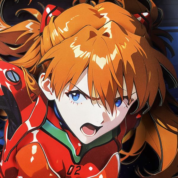 手造社Tetsukurisha Asuka Langley 明日香 立體裝飾畫 