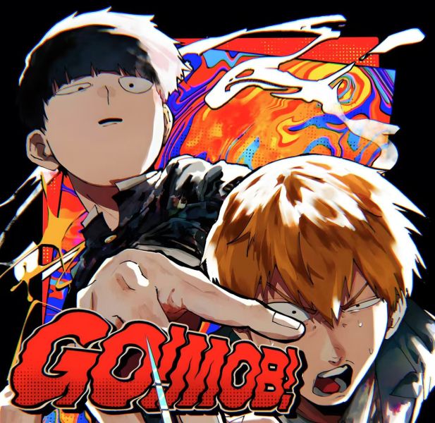 H2工作室 《茂靈》靈能百分百影山茂夫靈幻新隆龍套裝飾畫 