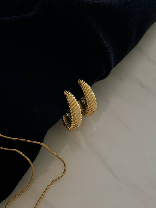 Spiral Earrings 牛角圈圈 