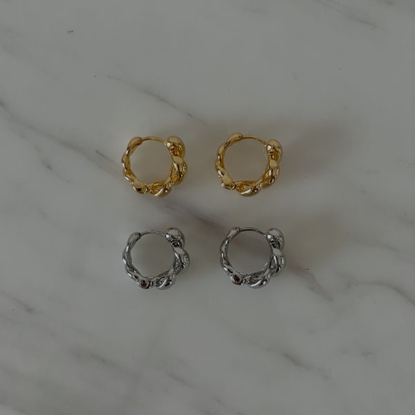 Alaia Twisted Earrings 扭繩圈圈 