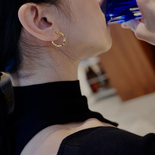 Alaia Honeycomb Hoops 方糖圈圈 