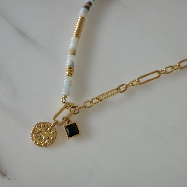 Zodiac Necklace 彩色星盤 