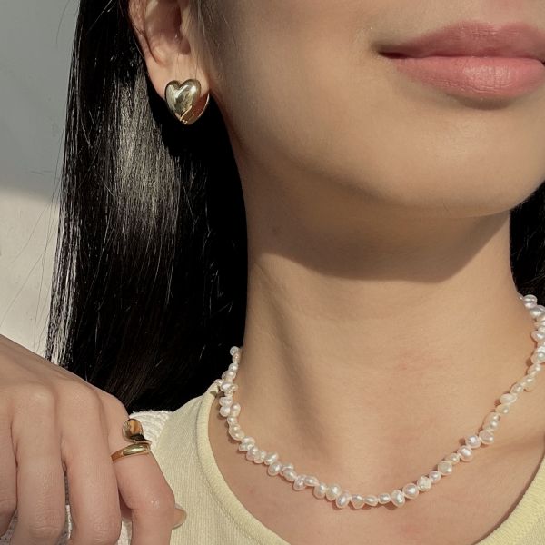 Alanna Irregular Pearl Necklace 不規則珍珠 