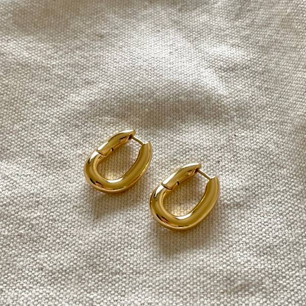 Agnes Hoop Earrings 拜金圈圈 