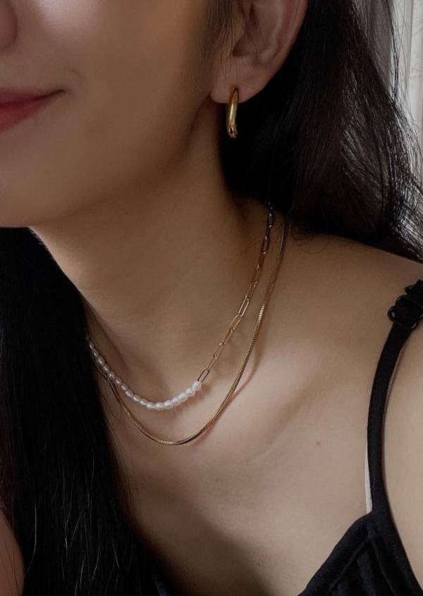 Skylar Necklace 小方鍊 
