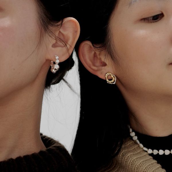 Mixed Earrings 金銀圈圈 